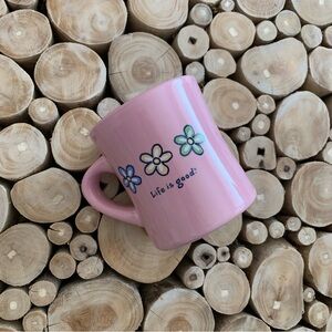 Life is Good Pink Mug
